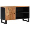 vidaXL TV Cabinet 80x33x46 cm Solid Wood Acacia&Engineered Wood