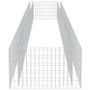 vidaXL Gabion Raised Bed Galvanised Steel 540x90x50 cm