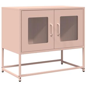 vidaXL TV Cabinet Pink 68x39x60.5 cm Cold-rolled Steel