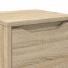 vidaXL Bathroom Cabinet Sonoma Oak 30.5 x 30 x 101 cm Engineered Wood