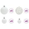 vidaXL Artificial Christmas Tree with 150 LEDs White 150 cm PE and PVC