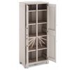 Keter Multipurpose Storage Cabinet Gulliver Beige and Brown 182 cm