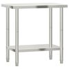 vidaXL Kitchen Work Table 82.5x55x85 cm Stainless Steel