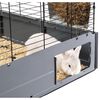 Ferplast Rabbit Cage Multipla Maxi 142.5x72x50 cm Black