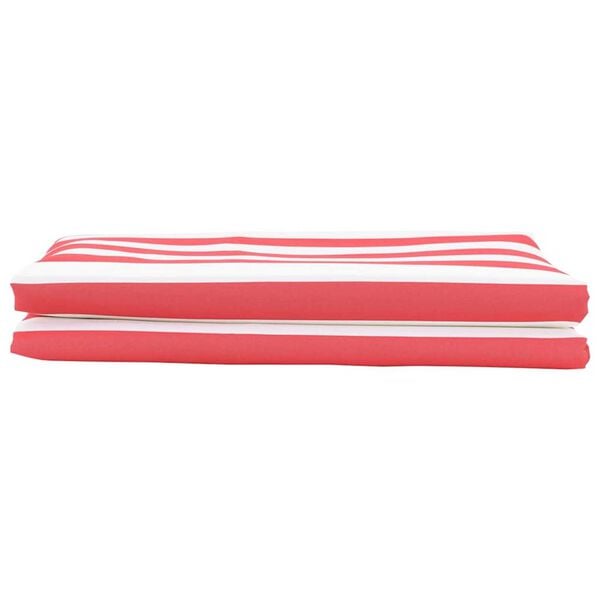 vidaXL Awning Replacement Red and White 1000 x 160 cm Polyester Canvas