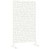 vidaXL Privacy Screen White 100 x 50 x 180 cm Steel