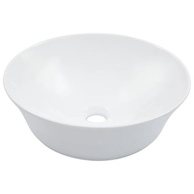 vidaXL Wash Basin 41x12.5 cm Ceramic White