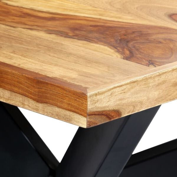 vidaXL Dining Table 180x90x75 cm Solid Acacia Wood