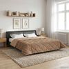 vidaXL Full Year Duvet Taupe 220 x 260 cm Microfiber and Teddy fleece