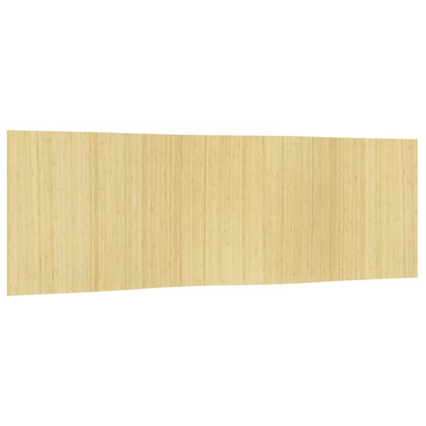 vidaXL Room Divider Light Natural Width 600 cm Height 165 cm Bamboo