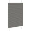 vidaXL Pleated Blind Anthracite 100x150 cm Fabric Width 99.4 cm Polyester