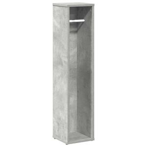 vidaXL Bathroom Cabinet with Roll Holder Concrete Grey 20.5x20x90 cm