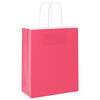 vidaXL Paper Bags 50 pcs with Handles Pink 18x8x22 cm