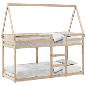 vidaXL Bunk Bed without Mattress 80x200 cm Solid Wood Pine