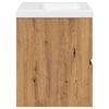 vidaXL Sink Cabinet with Built-in Basin Artisan Oak