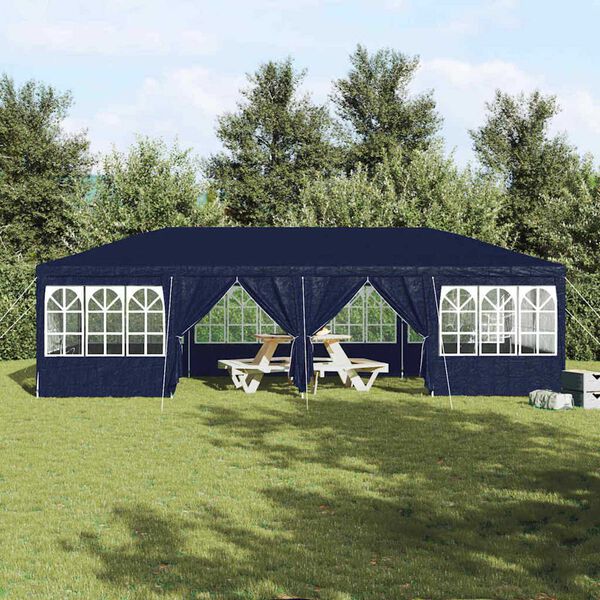 vidaXL Party Tent Blue 800 x 400 x 266 cm Polyethylene