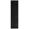 vidaXL Medium Pile Soft and Washable Rug HUARTE Black 750 x 80 cm
