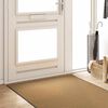 vidaXL Doormat Other Cream and Black 120 x 250 cm Polyamide and PVC