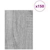 vidaXL Decor Panels 150 pcs Grey Sonoma 15 x 21 x 0.27 cm