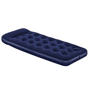 Bestway Inflatable Flocked Airbed with Built-in Foot Pump 185 x 76 x 28 cm