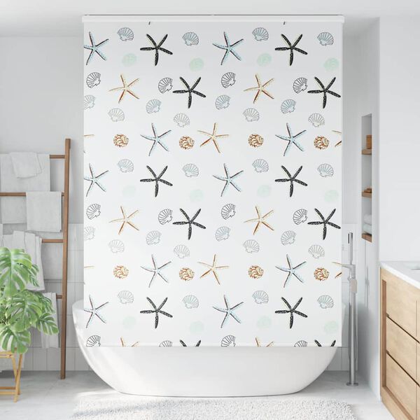 vidaXL Shower Roller Blind with Cassette 150x240 cm Fabric Width 146 cm