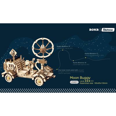 Robotime Solar Energy Car Toys Rambler Rover