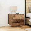 vidaXL Bedside Cabinet 2 pcs Old Wood 50 x 39 x 41 cm Engineered Wood