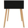 vidaXL Bedside Cabinet Black 40x40x56 cm Engineered Wood