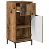 vidaXL Bathroom Furniture Set 2 pcs Old Wood Engineered Wood and Metal