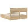vidaXL Bed Frame with Drawer Sonoma Oak 180 x 200 cm Engineered Wood