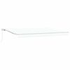 vidaXL Retractable Awning White 450 x 350 x 165 cm