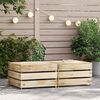 vidaXL Garden Pallet Tables 2 pcs Impregnated Pinewood