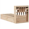 vidaXL Bed Frame without Mattress 100x200 cm Solid Wood Pine