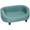 FLAMINGO Dog Sofa Emerald Green S 56x39x23.5 cm