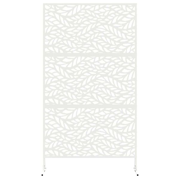 vidaXL Privacy Screen White 100 x 50 x 180 cm Steel