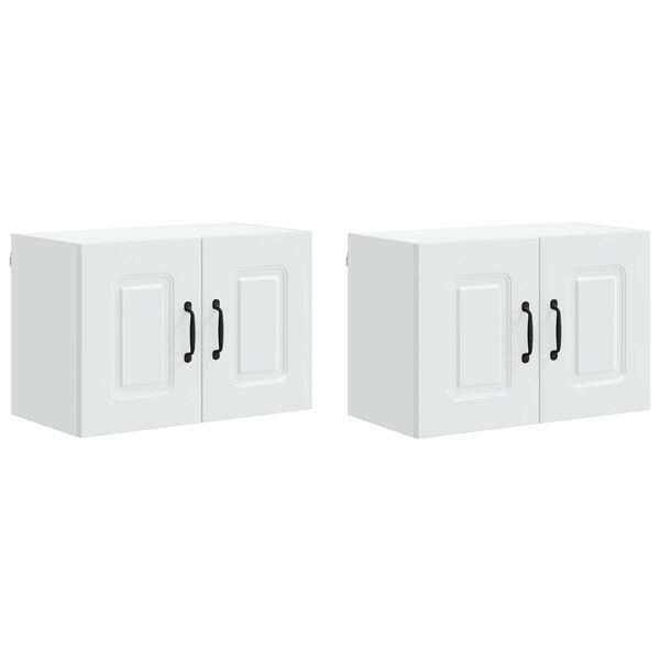 vidaXL Kitchen Cabinet with Storage Kalmar 2 pcs White 60 x 31 x 40 cm