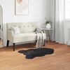 vidaXL Faux Sheepskin Rug Tafalla Black 60 x 90 cm Polyester