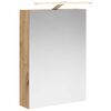 vidaXL Bathroom Mirror Cabinet Artisian Oak 50 x 14.5 x 70 cm
