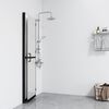 vidaXL Foldable Walk-in Shower Wall Frosted ESG Glass 100x190 cm