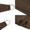 vidaXL Sunshade Sail 160 g/m² Brown 4x5x5 m HDPE