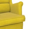 vidaXL Armchair Mustard Yellow Velvet