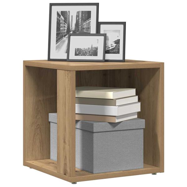 vidaXL Side Table Artisan Oak 33x33x34 cm Engineered Wood