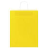 vidaXL Paper Bags 250 pcs with Handles Yellow 32x12x42 cm