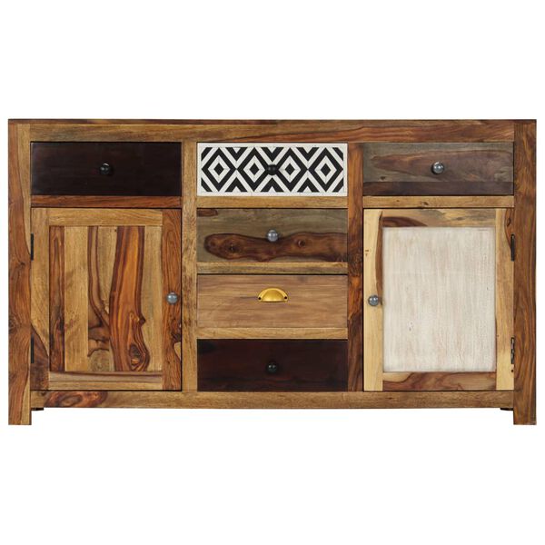 vidaXL Sideboard 140x40x80 cm Solid Acacia Wood