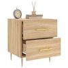 vidaXL Bedside Cabinet Sonoma Oak 40x35x47.5 cm Engineered Wood