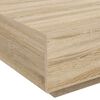 vidaXL Coffee Table Sonoma Oak 80x80x31 cm Engineered Wood