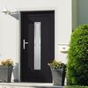 vidaXL Front Door Anthracite 98x200 cm PVC