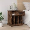 vidaXL Bedside Cabinets 2 pcs Smoked Oak 43x36x50 cm
