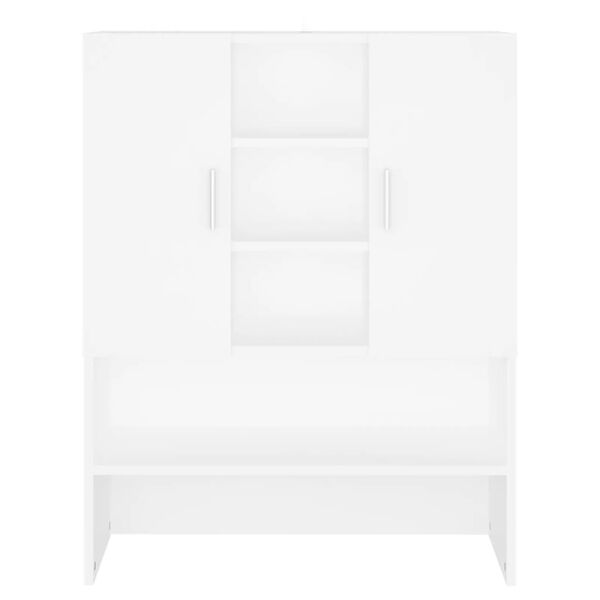 vidaXL Washing Machine Cabinet White 70.5x25.5x90 cm
