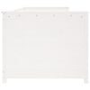 vidaXL Day Bed without Mattress White 90x190 cm Single Solid Wood Pine